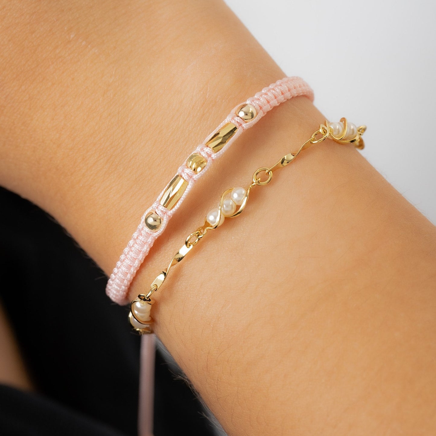 Pulsera Perla 16cm + Extensor