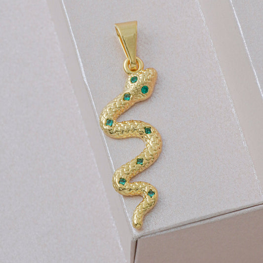 Dije Serpiente Verde