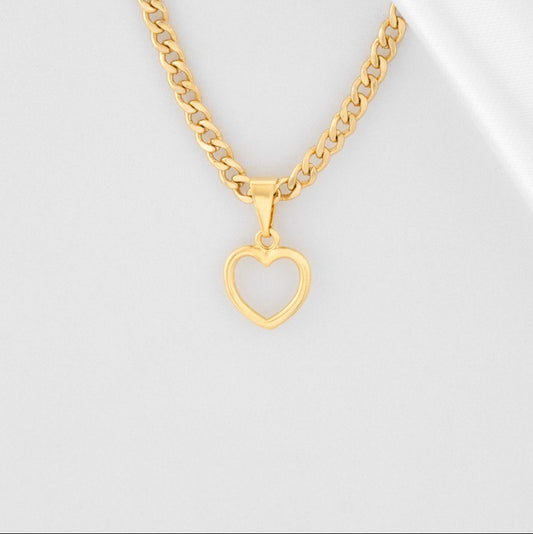 Dije Corazón Silueta
