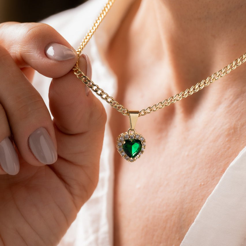 Dije Green Heart